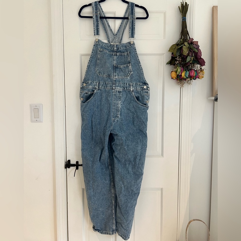 Free People Denim overalls